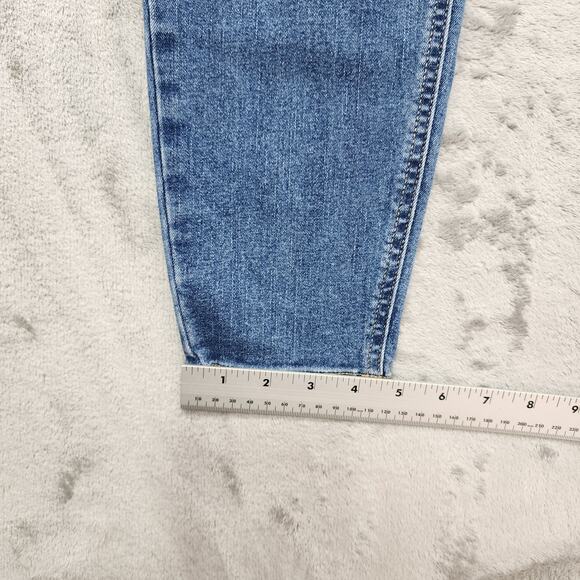 Dip Jeans Womens 10 Blue High Rise Skinny Leg Ankle Stretch Denim Repreve Casual - Picture 12 of 13